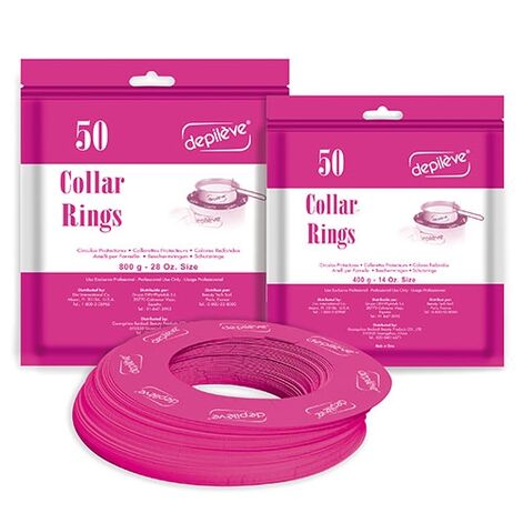 Depileve Collar Rings 50pc. collar rings for 800gr. can waxes
